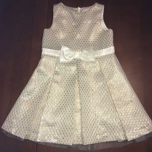Girls Gymboree size 4 Gold dress